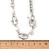 304 Stainless Steel Cable Chain Necklaces NJEW-U031-12P-3