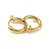 Ion Plating(IP) 304 Stainless Steel Clip-on Earrings EJEW-M218-03A-G-2