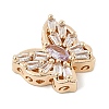 Brass Micro Pave Cubic Zirconia Beads KK-K297-34B-G01-2