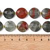 Natural Bloodstone Beads Strands G-A292-A09-01-6