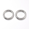 Tarnish Resistant 304 Stainless Steel Linking Rings STAS-H120-10P-B-1
