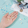 60Pcs 6 Styles Glass Charms GLAA-GO0001-24-3