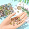 250Pcs 5 Colors Plating Transparent Acrylic Beads OACR-YW0002-19-4