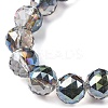 Transparent Electroplate Glass Beads Strands EGLA-N002-34E-F05-3
