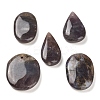 Natural Purple Agate Pendants G-M408-C02-1