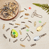 270Pcs 8 Style Brass Fishing Rolling Bearing Connector FIND-FH0002-80-4