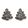Christmas Tree Polymer Clay Rhinestone Beads CLAY-NH0001-14G-1