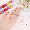 720Pcs 12 Style Spray Painted Iron Screw Eye Pin Peg Bails IFIN-PH0005-16B-3