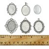 DIY Blank Tibetan Style Alloy Pendant Making Kit DIY-FS0005-76B-2