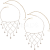 2Pcs Iron Rhinestone Sexy Shoulder Bra Body Chain FIND-GF0006-74B-1