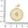 Brass Micro Pave Cubic Zirconia Pendants KK-I723-38G-3