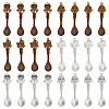 24Pcs 2 Colors 3 Style Alloy Big Pendants PALLOY-DR00003-1