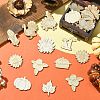 Thanksgiving Day Unfinished Blank Wooden Slices for Painting Arts WOOD-CJC0005-61B-1-6