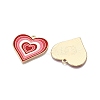 Rack Plating Alloy Enamel Pendants ENAM-N056-431B-2