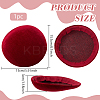 Velet Pillbox Stewardess Fascinator Hat Base for Millinery AJEW-WH0248-757A-2