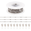 DIY 304 Stainless Steel Figaro Chain Necklaces Bracelet Making Kit DIY-TA0009-99-1