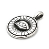 316 Surgical Stainless Steel Pendants STAS-A123-17AS-2