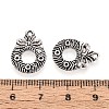 Tibetan Style Alloy Pendants TIBEP-T053-01AS-3