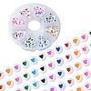 320Pcs 8 Colors Opaque Acrylic Beads FIND-FS0002-84-3