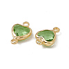 Transparent K9 Glass Connector Charms X-GLAA-A005-31LG-04-2