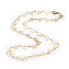 PVD Vacuum Plating 304 Stainless Steel Link Chain Necklaces LS-STAS-I156-26G-1