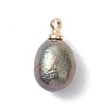 Natural Pearl Potato Charms PALLOY-JF04848-2