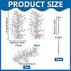 1Bag Zinc Alloy & Resin Rhinestone Hair Bobby Pins Sets AJEW-FG0005-23-2