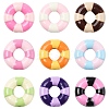 18Pcs 9 Colors Baking Paint Alloy Beads FIND-CJ0003-38-1