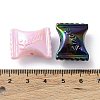 UV Plating Rainbow Iridescent Acrylic Beads X-OACR-A029-11-3