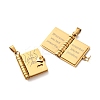 304 Stainless Steel Pendants SA-CBA694E-01G-03-3