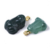 Natural Agate Pendants G-R459-007-3