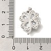 Brass Micro Pave Cubic Zirconia Pendants KK-B122-01A-P-3