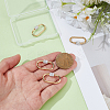 4Pcs 304 Stainless Steel Screw Carabiner Lock Charms STAS-HY0001-94-4