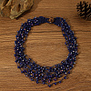 Bohemian Style Glass Bead Multi-layer Necklaces for Daily Wear and Gifting BA8447-6-1
