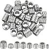 32Pcs 8 Style 201 Stainless Steel Beads STAS-UN0025-11-1