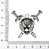 Tibetan Style Alloy Pendants AL-CBA2376-01AS-3