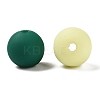 Rubberized Style Imitated Silicone Acrylic Beads MACR-T048-01C-09-2