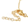 Brass Micro Pave Clear Cubic Zirconia Pendant Necklaces for Women LS-NJEW-S429-05G-03-3