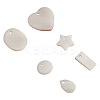 Natural Freshwater Shell Pendants SHEL-CJ0001-03-4