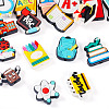 17Pcs 17 Styles School Supplies PVC Plastic Beads KY-TA0001-46-3