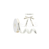 Birthday Theme Polyester Grosgrain Printed Ribbon OCOR-WH0058-91A-9
