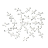 304 Stainless Steel Tiny Cross Charms STAS-H149-01P-3