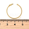 304 Stainless Steel Micro Pave Cubic Zirconia Open Cuff Rings LS-RJEW-S628-02G-3