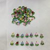 Glass Pendant & Connector Charms Kit PALLOY-TA00139-1