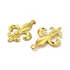 Lily Symbol Alloy Pendants PALLOY-E776-01G-01-2