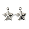 304 Stainless Steel Charms. Star Charm STAS-A190-05P-1