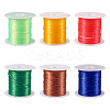 6 Rolls 6 Colors 10M Flat Elastic Crystal String EW-TA0001-04B-2