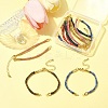 8Pcs 8 Colors Nylon Cord Bracelets MAK-FS0001-05-7