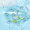 8Pairs 4 Styles 304 Stainless Steel Huggie Hoop Earrings STAS-UN0021-60P-3