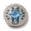 Rack Plating Brass Micro Pave Cubic Zirconia Links KK-H485-36P-1